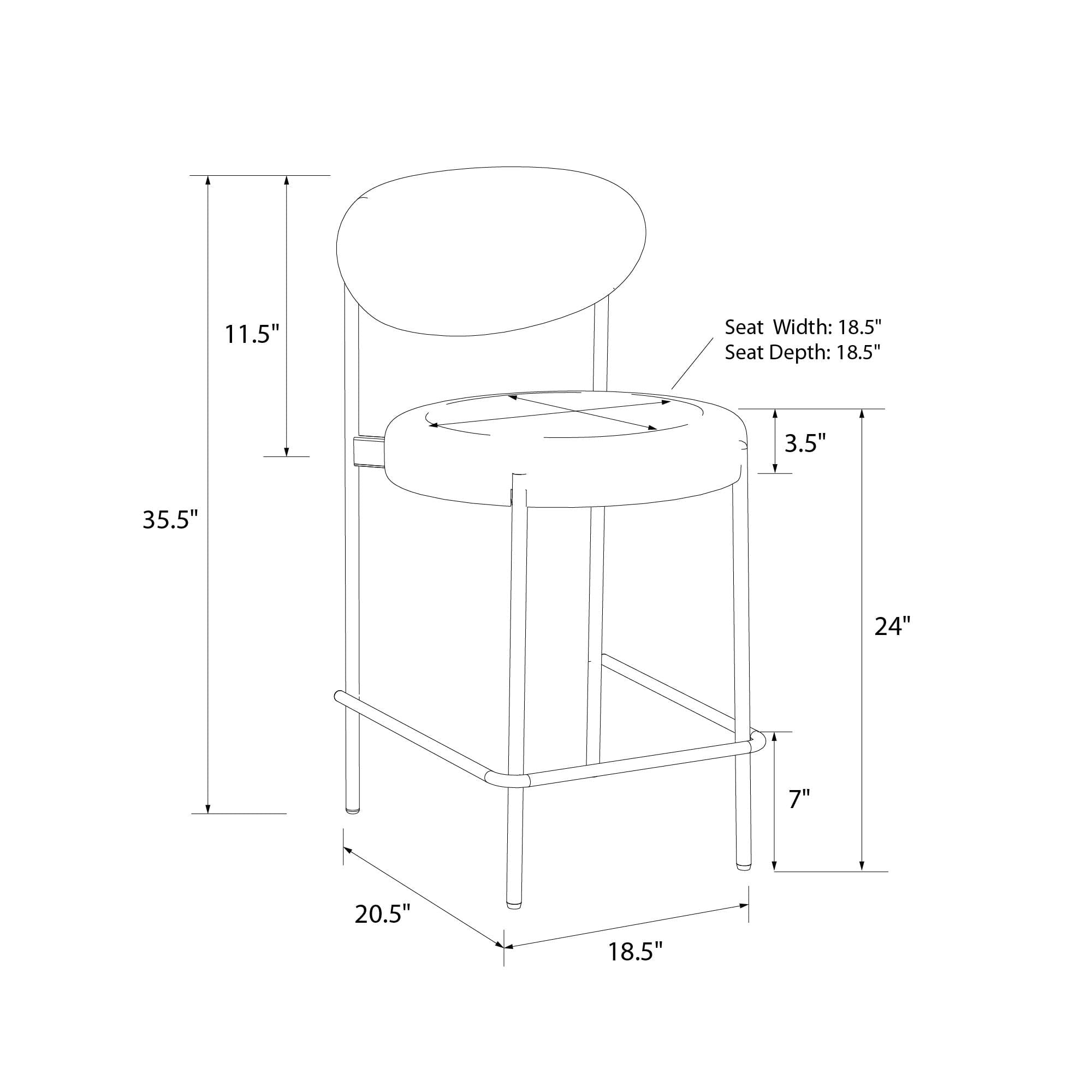 Boucle Counter Stool