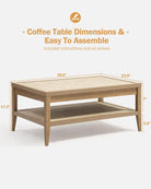 BohoCenter Coffee Table