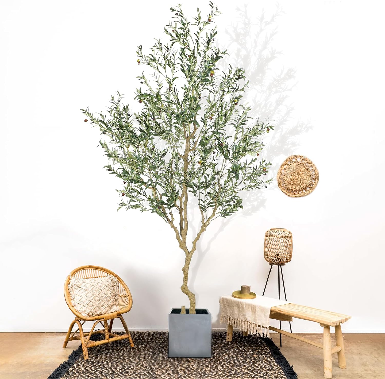 Tall Faux Olive Tree，9FT