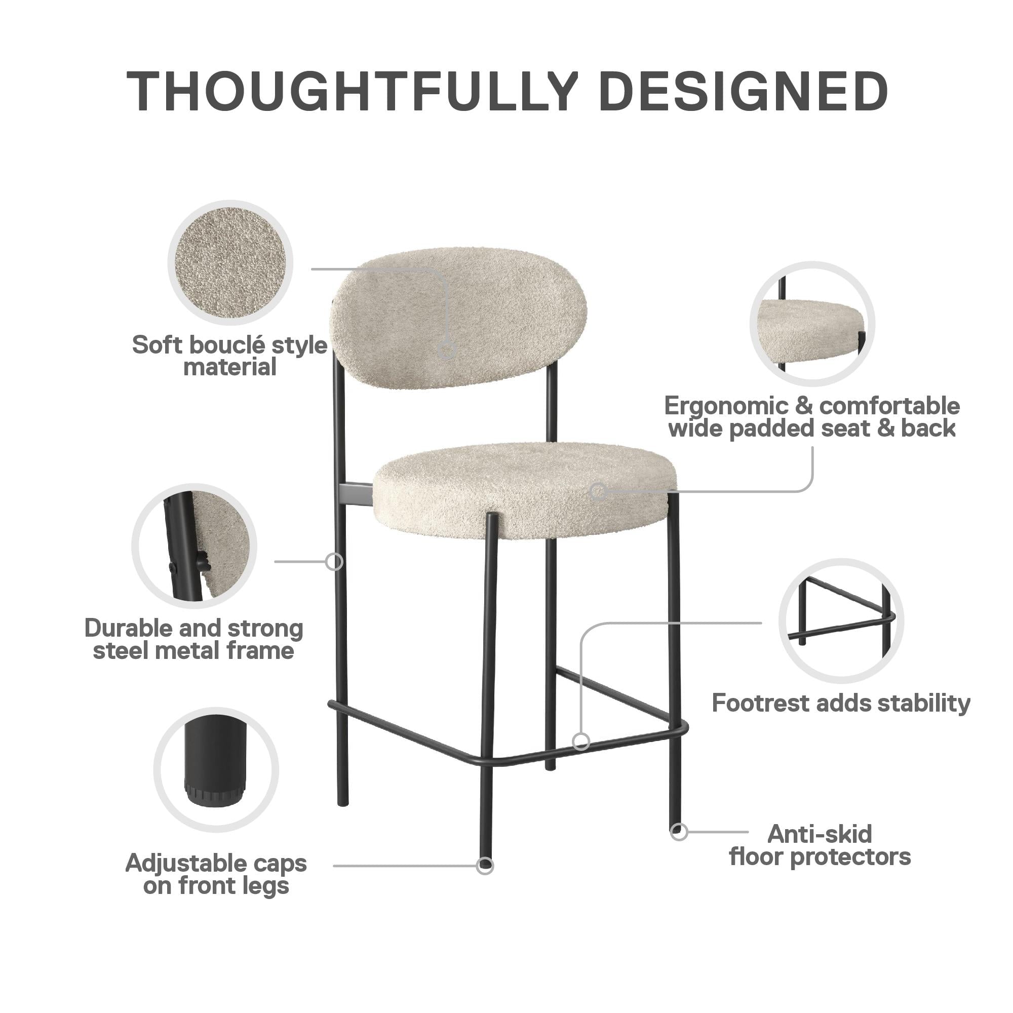 Boucle Counter Stool